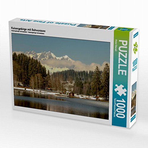 CALVENDO Puzzle Kaisergebirge mit Schwarzsee 1000 Teile Lege-Größe 64 x 48 cm Foto-Puzzle Bild von Peter Überall von CALVENDO