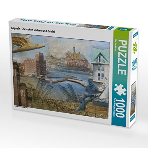 CALVENDO Puzzle Kappeln - Zwischen Ostsee und Schlei 1000 Teile Puzzle quer | Lege-Größe cm Foto-Puzzle für glückliche Stunden von CALVENDO
