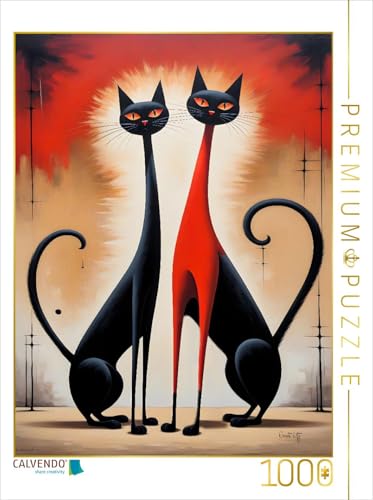 CALVENDO Puzzle Katzen - Samtpfoten im Team | 1000 Teile Lege-Größe 48 x 64 cm Foto-Puzzle für glückliche Stunden CALVENDO Puzzle Katzen - Samtpfoten im Team | 1000 Teile Lege-Größe 48 x 64 cm Foto-Puzzle für glückliche Stunden von CALVENDO