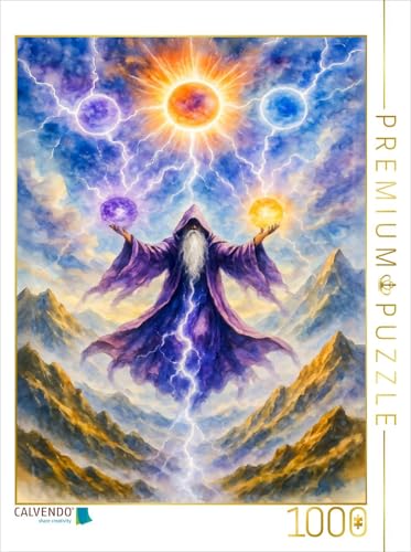 CALVENDO Puzzle Keltischer Druide Ruft kosmische Magiekräfte | 1000 Teile Lege-Größe 48 x 64 cm Foto-Puzzle für glückliche Stunden CALVENDO Puzzle Keltischer Druide Ruft kosmische Magiekräfte | 1000 Teile Lege-Größe 48 x 64 cm Foto-Puzzle für glückliche Stunden von CALVENDO