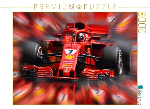 CALVENDO Puzzle Kimi Räikkönen aus Finnland im Ferrari F1. | 2000 Teile Lege-Größe 90 x 67 cm Foto-Puzzle für glückliche Stunden von CALVENDO