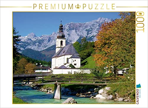 CALVENDO Puzzle Kirche bei Ramsau 1000 Teile Puzzle quer | 1000 Teile Lege-Größe 64 x 48 cm Foto-Puzzle für glückliche Stunden CALVENDO Puzzle Kirche bei Ramsau 1000 Teile Puzzle quer | 1000 Teile Lege-Größe 64 x 48 cm Foto-Puzzle für glückliche Stunden von CALVENDO