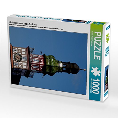 CALVENDO Puzzle Kirchheim unter Teck, Rathaus 1000 Teile Puzzle hoch | 1000 Teile Lege-Größe 48 x 64 cm Foto-Puzzle für glückliche Stunden von CALVENDO