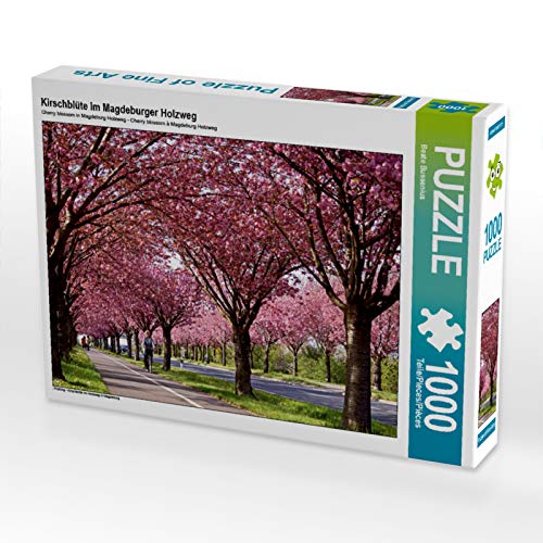 CALVENDO Puzzle Kirschblüte im Magdeburger Holzweg 1000 Teile Puzzle quer | 1000 Teile Lege-Größe 64 x 48 cm Foto-Puzzle für glückliche Stunden CALVENDO Puzzle Kirschblüte im Magdeburger Holzweg 1000 Teile Puzzle quer | 1000 Teile Lege-Größe 64 x 48 cm Foto-Puzzle für glückliche Stunden von CALVENDO