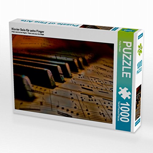 CALVENDO Puzzle Klavier Solo für zehn Finger 1000 Teile Lege-Größe 64 x 48 cm Foto-Puzzle Bild von Peter Roder von CALVENDO