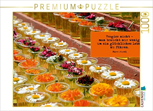 CALVENDO Puzzle Kleine Blumenvasen in Nepal, Kathmandu 1000 Teile Puzzle quer | 1000 Teile Lege-Größe 64 x 48 cm Foto-Puzzle für glückliche Stunden von CALVENDO