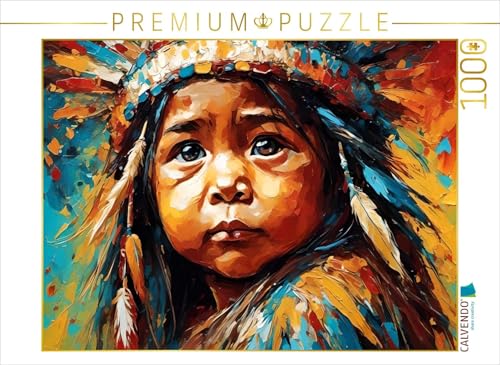 CALVENDO Puzzle Kleines Mädchen mit Kopfschmuck aus Federn | 1000 Teile Lege-Größe 64 x 48 cm Foto-Puzzle für glückliche Stunden CALVENDO Puzzle Kleines Mädchen mit Kopfschmuck aus Federn | 1000 Teile Lege-Größe 64 x 48 cm Foto-Puzzle für glückliche Stunden von CALVENDO