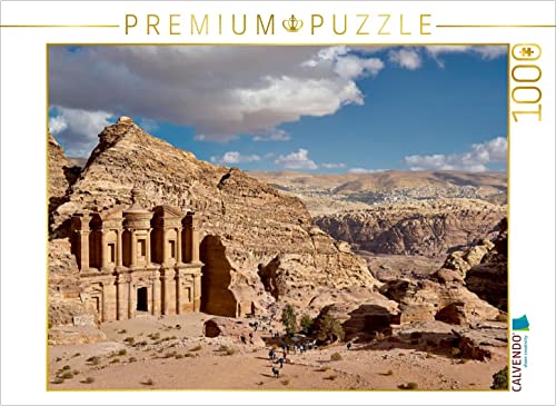 CALVENDO Puzzle Kloster Ad oder Ed-Deir der nabataeische Ruinenstadt Petra in Felsenlandschaft 1000 Teile Puzzle quer | 1000 Teile Lege-Größe 64 x 48 cm Foto-Puzzle für glückliche Stunden CALVENDO Puzzle Kloster Ad oder Ed-Deir der nabataeische Ruinenstadt Petra in Felsenlandschaft 1000 Teile Puzzle quer | 1000 Teile Lege-Größe 64 x 48 cm Foto-Puzzle für glückliche Stunden von CALVENDO