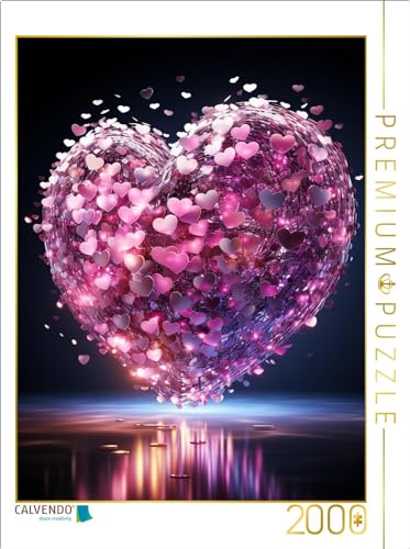 CALVENDO Puzzle Konfetti-Herz | 2000 Teile Lege-Größe 67 x 90 cm Foto-Puzzle für glückliche Stunden von CALVENDO