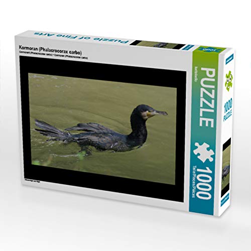 CALVENDO Puzzle Kormoran (Phalacrocorax Carbo) 1000 Teile Puzzle quer | 1000 Teile Lege-Größe 64 x 48 cm Foto-Puzzle für glückliche Stunden von CALVENDO