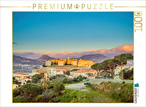 CALVENDO Puzzle Korsika - Calvi 1000 Teile Puzzle quer | 1000 Teile Lege-Größe 64 x 48 cm Foto-Puzzle für glückliche Stunden von CALVENDO