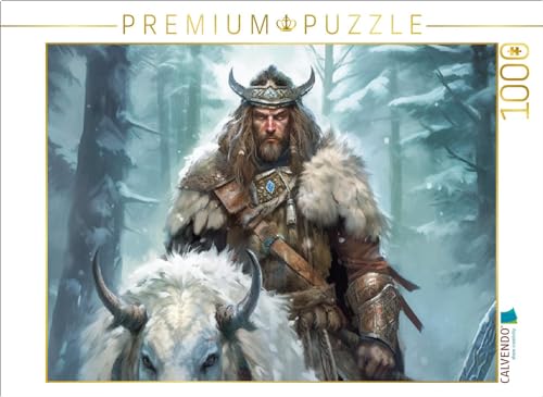 CALVENDO Puzzle Krieger im Wald | 1000 Teile Lege-Größe 64 x 48 cm Foto-Puzzle für glückliche Stunden von CALVENDO