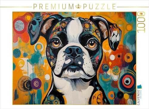 CALVENDO Puzzle Kringel-Boxer | 1000 Teile Lege-Größe 64 x 48 cm Foto-Puzzle für glückliche Stunden von CALVENDO