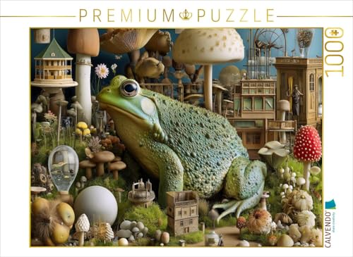 CALVENDO Puzzle Krötenzauber im Garten | 1000 Teile Lege-Größe 64 x 48 cm Foto-Puzzle für glückliche Stunden von CALVENDO