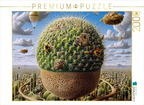 CALVENDO Puzzle Kugelkaktus-City und Urban Jungle | 2000 Teile Lege-Größe 90 x 67 cm Foto-Puzzle für glückliche Stunden von CALVENDO