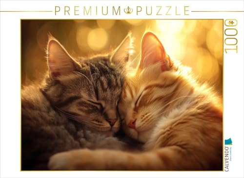 CALVENDO Puzzle Kuschelstunde - Katzen kuscheln Sich aneinander | 1000 Teile Lege-Größe 64 x 48 cm Foto-Puzzle für glückliche Stunden CALVENDO Puzzle Kuschelstunde - Katzen kuscheln Sich aneinander | 1000 Teile Lege-Größe 64 x 48 cm Foto-Puzzle für glückliche Stunden von CALVENDO