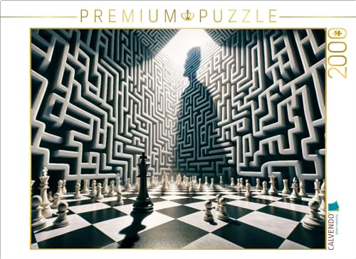 CALVENDO Puzzle Labyrinth des Geistes: Schachmatt im Irrgarten der Entscheidungen | 1000 Teile Lege-Größe 64 x 48 cm Foto-Puzzle für glückliche Stunden von CALVENDO