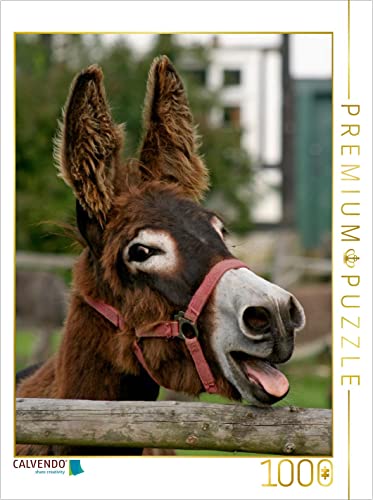CALVENDO Puzzle Lachender Esel 1000 Teile Puzzle hoch | 1000 Teile Lege-Größe 48 x 64 cm Foto-Puzzle für glückliche Stunden CALVENDO Puzzle Lachender Esel 1000 Teile Puzzle hoch | 1000 Teile Lege-Größe 48 x 64 cm Foto-Puzzle für glückliche Stunden von CALVENDO