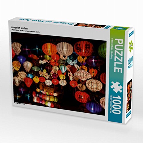 CALVENDO Puzzle Lampion-Laden 1000 Teile Puzzle quer | Lege-Größe cm Foto-Puzzle für glückliche Stunden von CALVENDO
