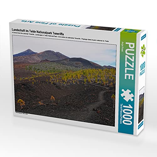 CALVENDO Puzzle Landschaft im Teide Nationalpark Teneriffa 1000 Teile Puzzle quer | Lege-Größe cm Foto-Puzzle für glückliche Stunden von CALVENDO