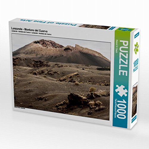 CALVENDO Puzzle Lanzarote - Montana del Cuervo 1000 Teile Puzzle quer | Lege-Größe cm Foto-Puzzle für glückliche Stunden von CALVENDO