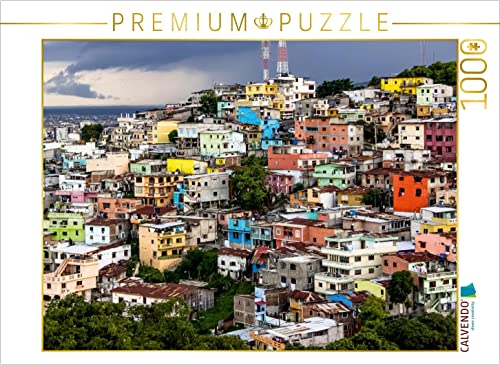 CALVENDO Puzzle Las Peñas in Guayaquil 1000 Teile Puzzle quer | 1000 Teile Lege-Größe 64 x 48 cm Foto-Puzzle für glückliche Stunden von CALVENDO
