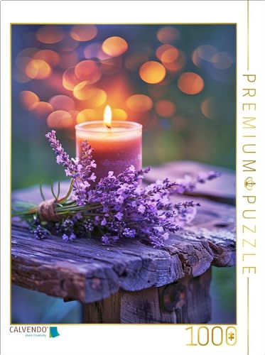 CALVENDO Puzzle Lavendel bei Kerzenschein | 1000 Teile Lege-Größe 64 x 48 cm Foto-Puzzle für glückliche Stunden CALVENDO Puzzle Lavendel bei Kerzenschein | 1000 Teile Lege-Größe 64 x 48 cm Foto-Puzzle für glückliche Stunden von CALVENDO