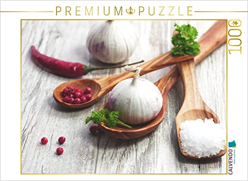 CALVENDO Puzzle Lebensmittel mit Geschmack, feiner Würze Kombination 1000 Teile Puzzle quer | Lege-Größe cm Foto-Puzzle für glückliche Stunden von CALVENDO