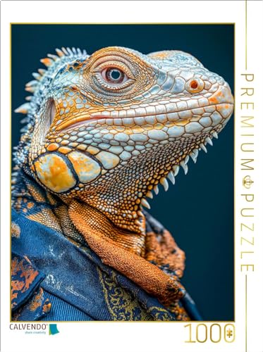 CALVENDO Puzzle Leguan leger | 1000 Teile Lege-Größe 64 x 48 cm Foto-Puzzle für glückliche Stunden von CALVENDO