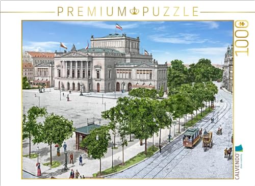 CALVENDO Puzzle Leipzig - Theater um 1900 | 1000 Teile Lege-Größe 64 x 48 cm Foto-Puzzle für glückliche Stunden CALVENDO Puzzle Leipzig - Theater um 1900 | 1000 Teile Lege-Größe 64 x 48 cm Foto-Puzzle für glückliche Stunden von CALVENDO