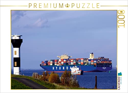 CALVENDO Puzzle Leuchtturm Elbe, bei Stade 1000 Teile Puzzle quer | Lege-Größe cm Foto-Puzzle für glückliche Stunden CALVENDO Puzzle Leuchtturm Elbe, bei Stade 1000 Teile Puzzle quer | Lege-Größe cm Foto-Puzzle für glückliche Stunden von CALVENDO