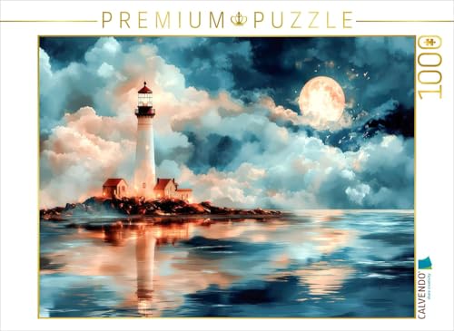 CALVENDO Puzzle Leuchtturm im Mondschein | 1000 Teile Lege-Größe 64 x 48 cm Foto-Puzzle für glückliche Stunden CALVENDO Puzzle Leuchtturm im Mondschein | 1000 Teile Lege-Größe 64 x 48 cm Foto-Puzzle für glückliche Stunden von CALVENDO