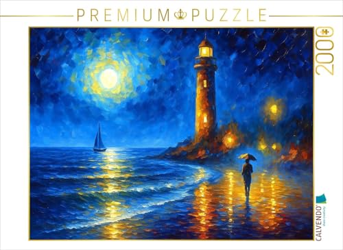 CALVENDO Puzzle Leuchtturmwanderung bei Nacht | 2000 Teile Lege-Größe 90 x 67 cm Foto-Puzzle für glückliche Stunden CALVENDO Puzzle Leuchtturmwanderung bei Nacht | 2000 Teile Lege-Größe 90 x 67 cm Foto-Puzzle für glückliche Stunden von CALVENDO