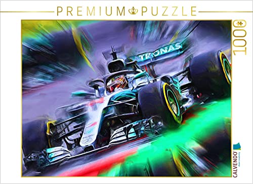 CALVENDO Puzzle Lewis Hamilton jagt recht erfolgreich die vielen Rekorde des legendären Michael Schumacher 1000 Teile Puzzle quer | 1000 Teile Lege-Größe 64 x 48 cm Foto-Puzzle für glückliche Stunden von CALVENDO