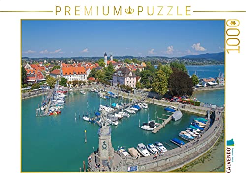 CALVENDO Puzzle Lindau am Bodensee | Lege-Größe cm Foto-Puzzle für glückliche Stunden von CALVENDO