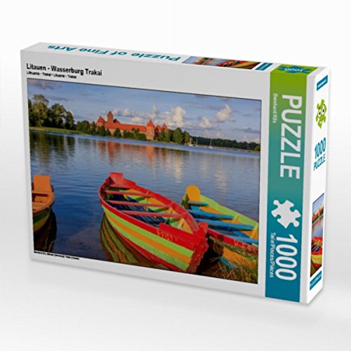 CALVENDO Puzzle Litauen - Wasserburg Trakai 1000 Teile Lege-Größe 64 x 48 cm Foto-Puzzle Bild von Bernhard Kils von CALVENDO