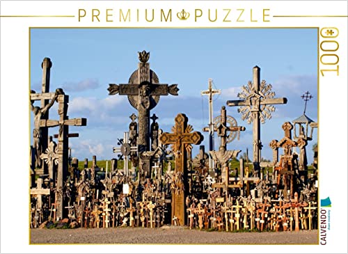 CALVENDO Puzzle Litauens Berg der Kreuze - Wallfahrtssort und Nationalheiligtum 1000 Teile Lege-Größe 64 x 48 cm Foto-Puzzle Bild von Henning von Loewis of Menar von CALVENDO