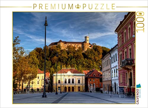 CALVENDO Puzzle Ljubljana - Slovenien 1000 Teile Puzzle quer | 1000 Teile Lege-Größe 64 x 48 cm Foto-Puzzle für glückliche Stunden von CALVENDO