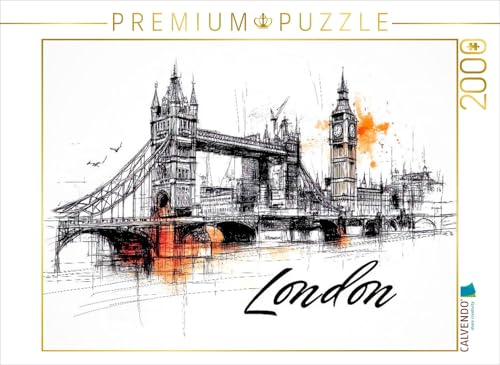 CALVENDO Puzzle London | 2000 Teile Lege-Größe 90 x 67 cm Foto-Puzzle für glückliche Stunden von CALVENDO