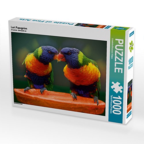 CALVENDO Puzzle Lori Papageien 1000 Teile Puzzle quer | 1000 Teile Lege-Größe 64 x 48 cm Foto-Puzzle für glückliche Stunden von CALVENDO
