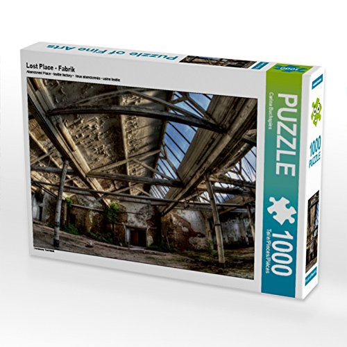 CALVENDO Puzzle Lost Place - Fabrik 1000 Teile Puzzle quer | 1000 Teile Lege-Größe 64 x 48 cm Foto-Puzzle für glückliche Stunden von CALVENDO