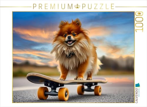 CALVENDO Puzzle Lustiger Pomeranian | 1000 Teile Lege-Größe 64 x 48 cm Foto-Puzzle für glückliche Stunden CALVENDO Puzzle Lustiger Pomeranian | 1000 Teile Lege-Größe 64 x 48 cm Foto-Puzzle für glückliche Stunden von CALVENDO