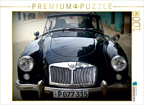 CALVENDO Puzzle MG in Havanna - EIN Motiv aus dem Kalender Auto-Legenden - British Classics 1000 Teile Puzzle quer | 1000 Teile Lege-Größe 64 x 48 cm Foto-Puzzle für glückliche Stunden von CALVENDO