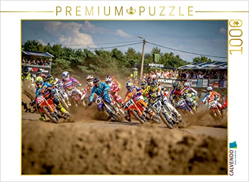 CALVENDO Puzzle MXGP Start Lommel 1000 Teile Puzzle quer | 1000 Teile Lege-Größe 64 x 48 cm Foto-Puzzle für glückliche Stunden von CALVENDO