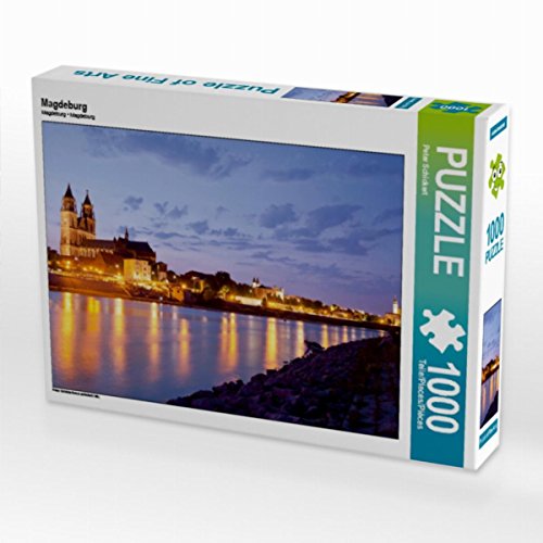 CALVENDO Puzzle Magdeburg 1000 Teile Puzzle quer | Lege-Größe cm Foto-Puzzle für glückliche Stunden von CALVENDO