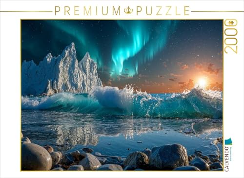 CALVENDO Puzzle Magischer Himmel über den Eisbergen | 2000 Teile Lege-Größe 90 x 67 cm Foto-Puzzle für glückliche Stunden CALVENDO Puzzle Magischer Himmel über den Eisbergen | 2000 Teile Lege-Größe 90 x 67 cm Foto-Puzzle für glückliche Stunden von CALVENDO