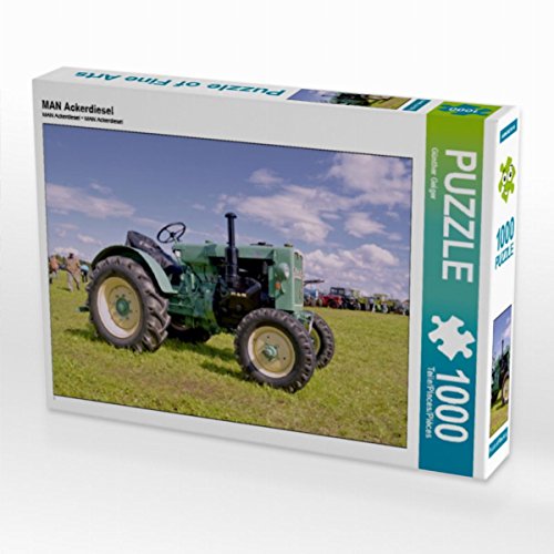 CALVENDO Puzzle Man Ackerdiesel 1000 Teile Puzzle quer | 1000 Teile Lege-Größe 64 x 48 cm Foto-Puzzle für glückliche Stunden von CALVENDO