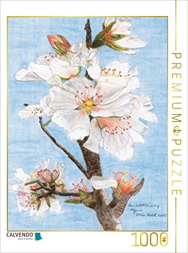 CALVENDO Puzzle Mandelblütenzweig Algarve - Pastellkreide 1000 Teile Puzzle hoch | 1000 Teile Lege-Größe 48 x 64 cm Foto-Puzzle für glückliche Stunden CALVENDO Puzzle Mandelblütenzweig Algarve - Pastellkreide 1000 Teile Puzzle hoch | 1000 Teile Lege-Größe 48 x 64 cm Foto-Puzzle für glückliche Stunden von CALVENDO