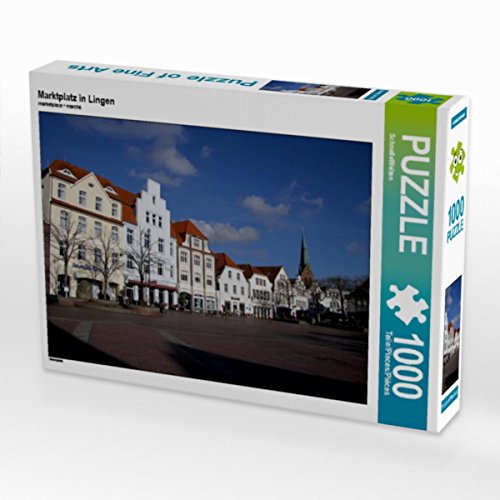 CALVENDO Puzzle Marktplatz in Lingen 1000 Teile Puzzle quer | 1000 Teile Lege-Größe 64 x 48 cm Foto-Puzzle für glückliche Stunden von CALVENDO