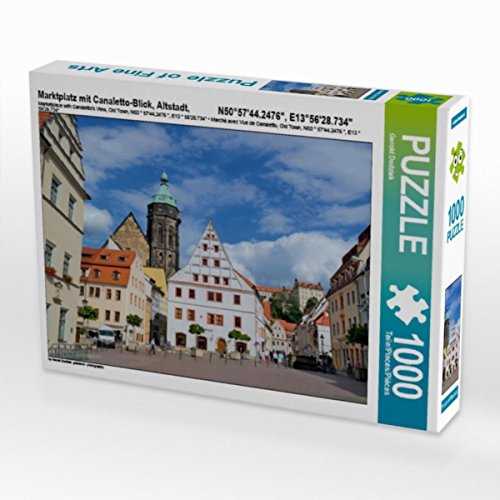 CALVENDO Puzzle Marktplatz mit Canaletto-Blick, Altstadt, N50°57'44.2476", E13°56'28.734" 1000 Teile Lege-Größe 64 x 48 cm Foto-Puzzle Bild von Gerold Dudziak CALVENDO Puzzle Marktplatz mit Canaletto-Blick, Altstadt, N50°57'44.2476", E13°56'28.734" 1000 Teile Lege-Größe 64 x 48 cm Foto-Puzzle Bild von Gerold Dudziak von CALVENDO